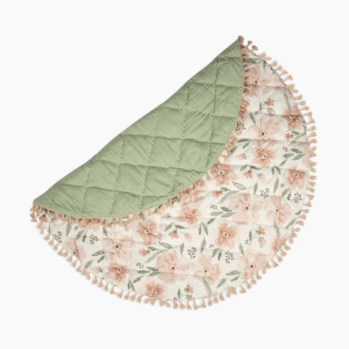 Crane Baby Cotton Quilted Playmat - Parker Floral | Babylist Shop