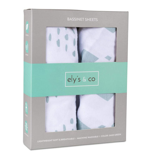 Ely's & Co. Jersey Cotton Bassinet Sheet & Reviews | Wayfair