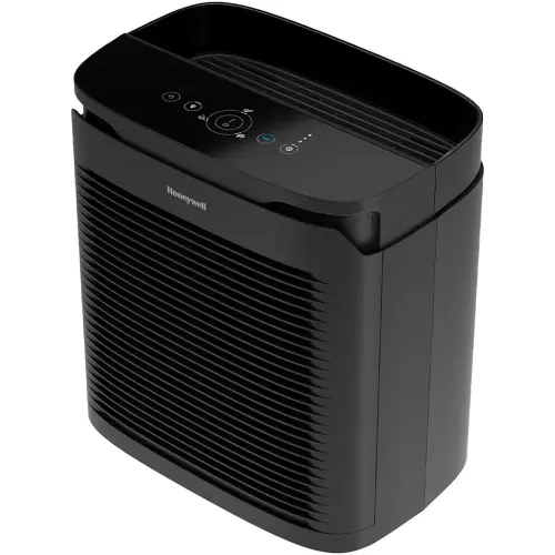 Honeywell PowerPlus HEPA Air Purifier, Allergen Reducer for Medium/Large Rooms (200 sq. ft.) Black - Wildfire/Smoke, Pollen, Pet Dander & Dust Air Purifier, HPA3100