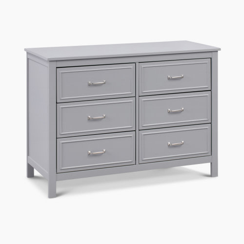 DaVinci Charlie 6-Drawer Double Dresser - Grey