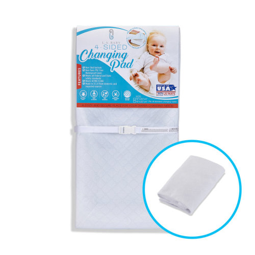 Harriet Bee Johnathan Combo Pack Waterproof Changing Pad with Fitted Plush Cover & Reviews | Wayfair