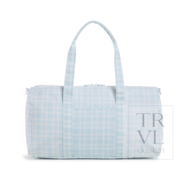 Duffel Bag - Weekender - Pimlico Plaid Blue