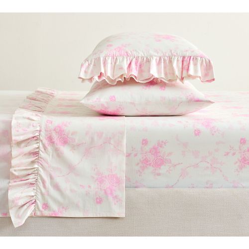 LoveShackFancy Rose Ruffle Sheet Set