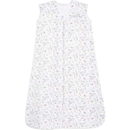 HALO SleepSack, 100% Cotton Wearable Blanket, Swaddle Transition Sleeping Bag, TOG 0.5, Harry Potter Messenger, Medium, 6-12 Months