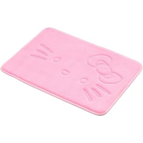 Cute Cartoon Pink Area Rugs for Bedroom Living Room Bathroom Rugs Bath Mat Door Mat Super Soft Memory Foam Design Non Slip and Absorbent 15.75 x 23.62 Inch