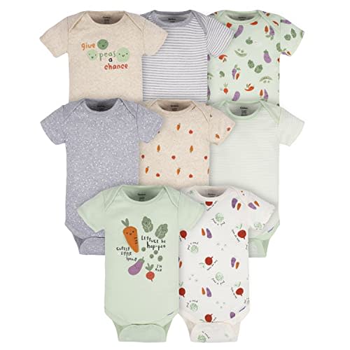 Gerber Baby 8-Pack Short Sleeve Onesie Bodysuits