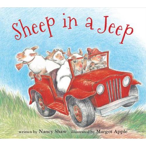 Sheep in a Jeep Board Book a book by Nancy E. Shaw and Margot Apple