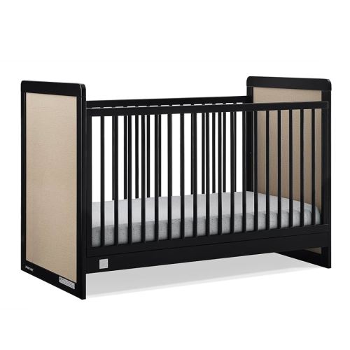Delta Children babyGap Liam 4-in-1 Convertible Crib Greenguard Gold Certified - Converts to Toddler Bed, Daybed, Sofa - 3 Adjustable Heights - Easy to Assemble Wooden Crib, Black/Natural