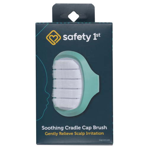Safety 1st Soothing Cradle Cap Soft Bristle Brush, Aqua