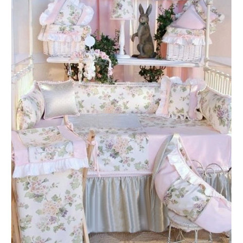 Brandee Danielle Flower Medley 4 Piece Crib Bedding Set & Reviews | Wayfair