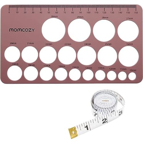 Momcozy M5 Lite Hands-Free Wearable Breast Pump, DoubleFit Flange for Baby-Like Comfort, 3 Modes & 9 Suction Levels, No Flange Insert or Hard Carry Case, 24mm, 2-Pack, Cozy Red