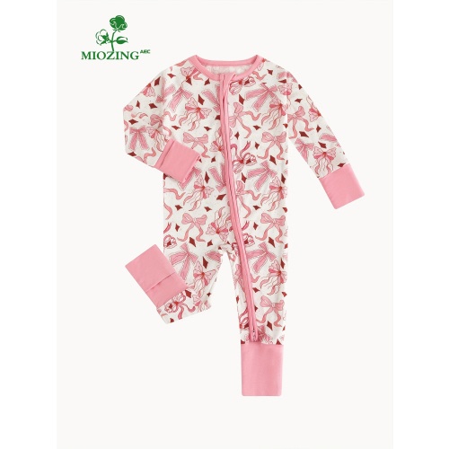 super soft bamboo fiber long sleeve bodysuit bow