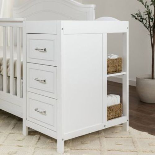 DaVinci Charlie 4-in-1 Convertible Crib & Changer - White