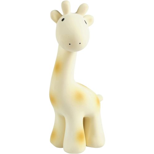 Amazon.com: Tikiri Toys Rubber Giraffe Rattle, Teether & Bath Toy, Organic Natural Rubber, Ages 6 Months & UP : Toys & Games