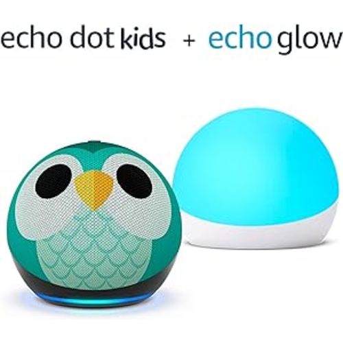 Amazon Official: All-New Echo Dot (5th Gen) Kids Owl with Echo Glow