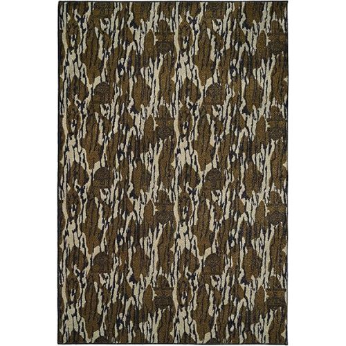 Garland Rug Mossy Oak Bottomland Camouflage 6 ft. x 9 ft. Area Rug Ideal for Living Rooms & Hallways, Stylish & Durable for High-Traffic Areas