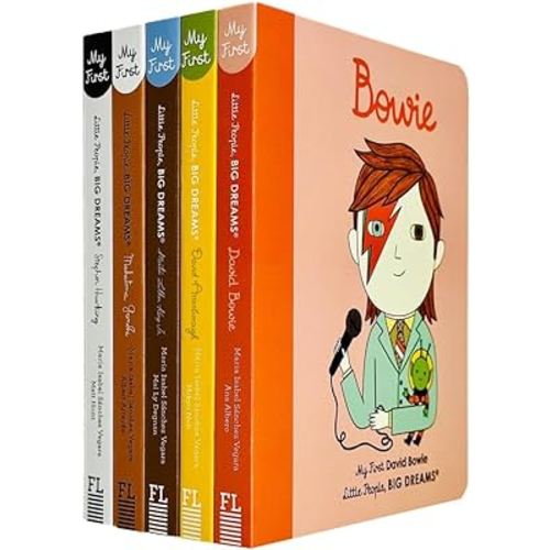 Little People, Big Dreams Series 3 : 5 Books Collection Set By Maria Isabel Sanchez Vegara (David Bowie, David Attenborough, Martin Luther King Jr, Mahatma Gandhi, Stephen Hawking)