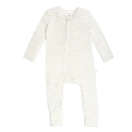 Kynd Baby Onesie Day Or Night Sage Stripe | Baby Bunting AU