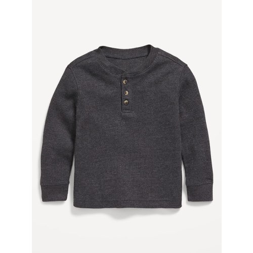 Long-Sleeve Thermal-Knit Henley T-Shirt for Toddler Boys