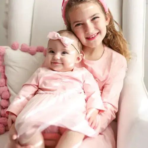 Long Sleeve Little Belle Tulle Dress - Organic Baby, Toddler, & Kids Clothes - Monica + Andy