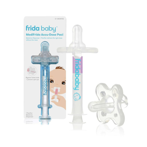 Frida Baby Medicine Pacifier Syringe, Accu-Dose Paci, Medi Frida Dispenser for Mess & Fuss Free Use, Made in USA