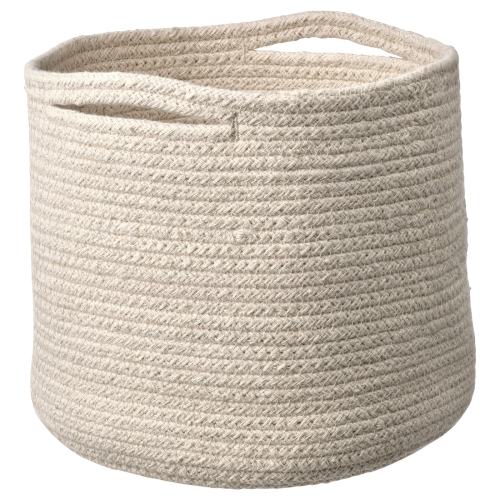 TJABBIG Basket - natural 25x23 cm (9 ¾x9 ")