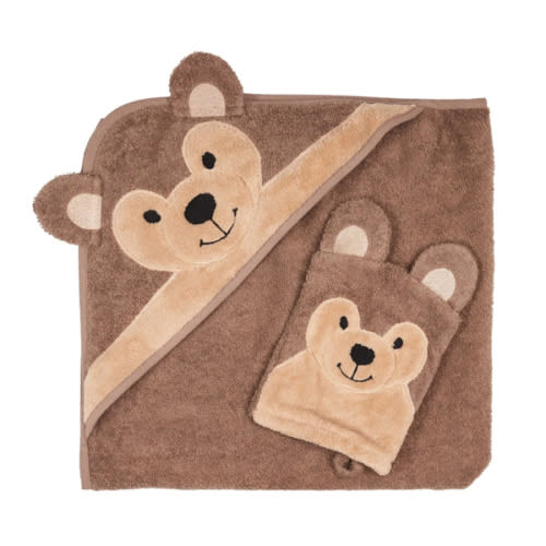 Hooded Towel - Banjo The Bear – Riff Raff Baby AU