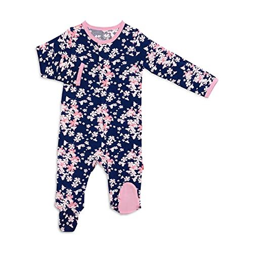 Magnetic Me Footie Pajamas Soft Modal Baby Sleepwear with Quick Magnetic Fastener | Boys and Girls Sleeper Preemie-24 Months