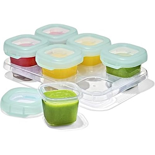 OXO Tot Baby Blocks Freezer Storage Containers (2 Oz.) - Opal
