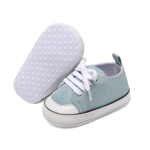 Sekantrol Unisex Baby Girls Boys Shoes Infant Soft Sole Canvas Newborn First Walkers High Top Anti-Slip Sneakers
