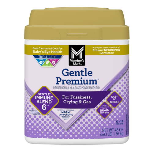 Member's Mark, Gentle Premium Infant Formula, Choose Size