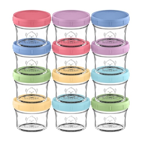 Glass Baby Food & Snack Storage Containers