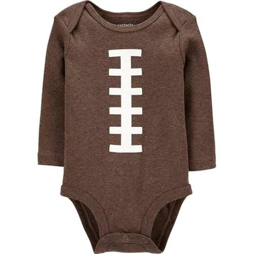 Carter's Baby Boy's Thanksgiving Football Long Sleeve Bodysuit