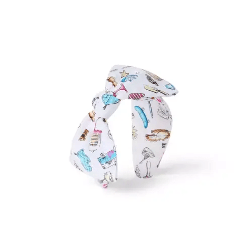 Girl White Treats Milk Bar x Janie and Jack Bow Headband by Janie and Jack