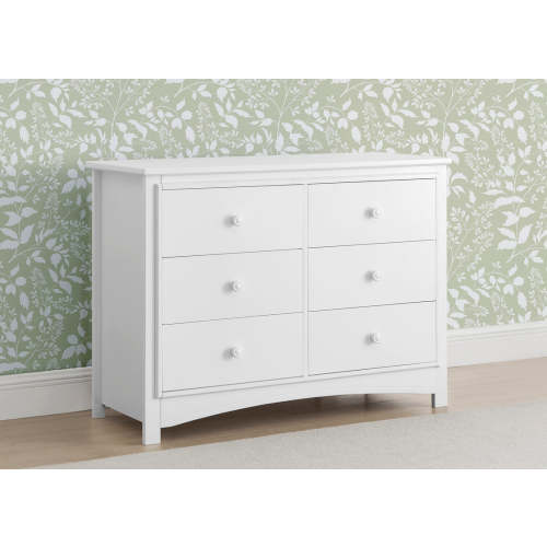 Perry 6 Drawer Dresser with Interlocking Drawers | Delta Children