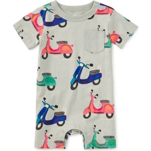 Pocket Shortie Baby Romper, 3-6M