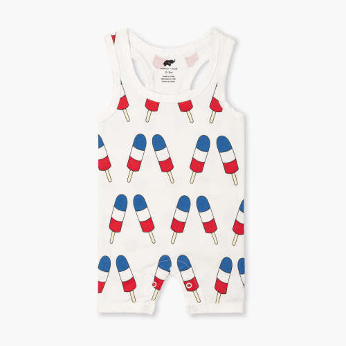 Racerback Shortall - Organic Baby Clothes - Monica + Andy