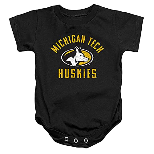 Michigan Tech University Official Mtu Huskies Logo Unisex Infant Snap Suit for Baby