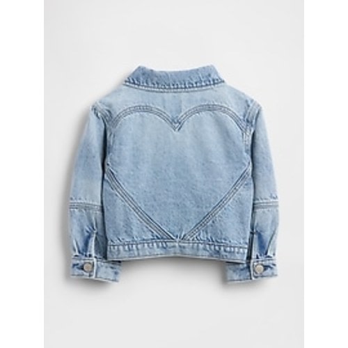 Baby & Toddler Heart Denim Jacket | Gap