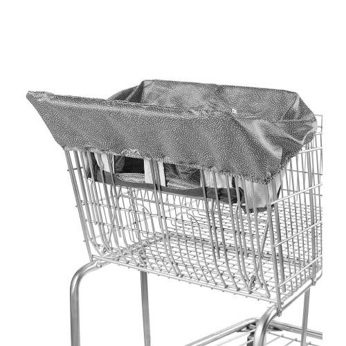 Skip Hop Grey Swirl Dot Shopping Cart & Baby High Chair Cover