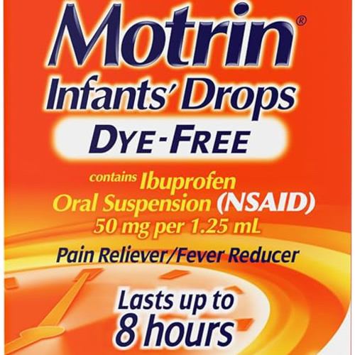 Motrin Infants\' Oral Suspension Concentrated Liquid Medicine Drops