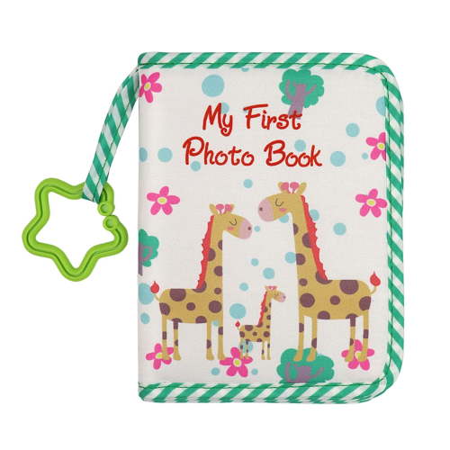 Meggemo Babies Photo Album Babies First Photo Album Cloth Photo Book Giraffe Family First Year Photo Book Album First Year Album For Family Newborn
