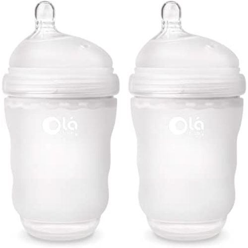 Olababy Gentle Bottle 2 Piece Frost Set, 8 Ounce