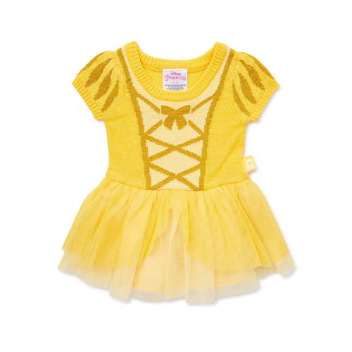Disney Baby Girl Beauty and the Beast Belle Cosplay Dress, Sizes 0/3 Months-6/9 Months