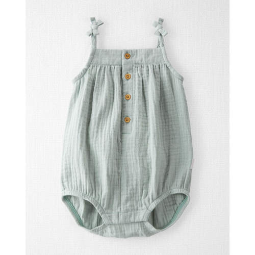 Baby Organic Cotton Gauze Bubble - NB - Style,Mint