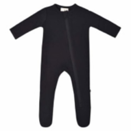Zippered Footie in Emerald: 3-6 months