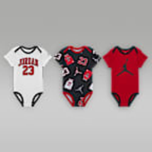 Jordan Baby (6-9M) 23 Jersey Bodysuit Set (3-Pack). Nike.com