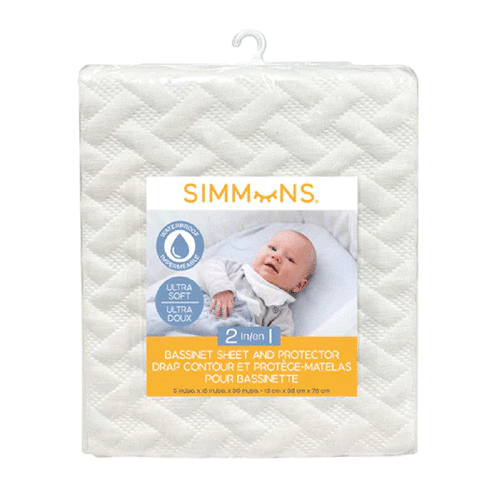 2-in-1 Bassinet Sheet & Protector