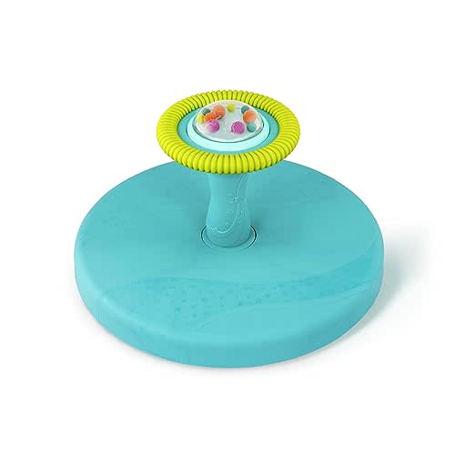 B. toys Spinning Activity Toy Colorful Bead Popper Easy-Grip Handle Active Play for Toddlers 2 Years + Twirly Time