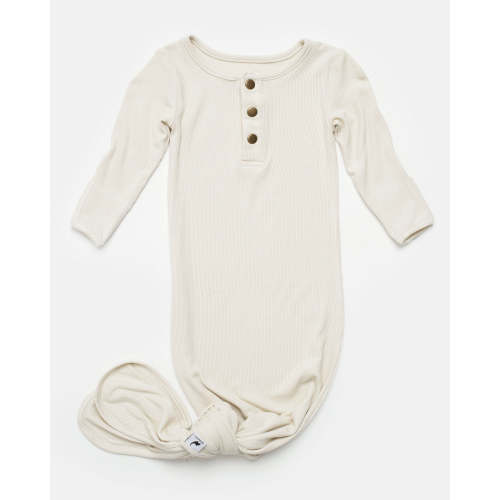 oatmeal ribbed knotted sleeper